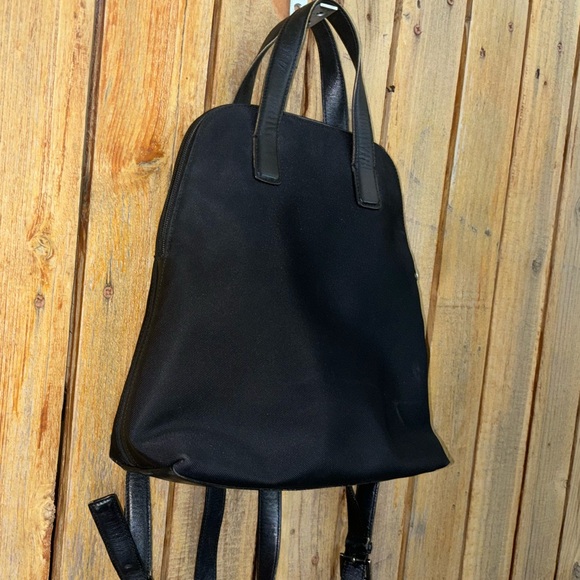 Coach Vintage Mercer Black Canvas Backpack With Leather Trim - Picture 2 of 6